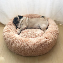 Load image into Gallery viewer, Super Soft Plush Dog Bed 18&quot; for small dogs 5 pounds and less.
