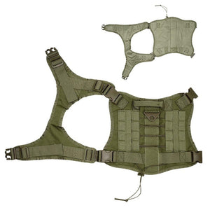 Tactical Vest Adjustable Nylon Water-Resistant Dog Harness with Handle for Training or Service